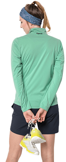 Куртка женская Jack Wolfskin JWP Dynamic Pacific green - Фото 3 большая