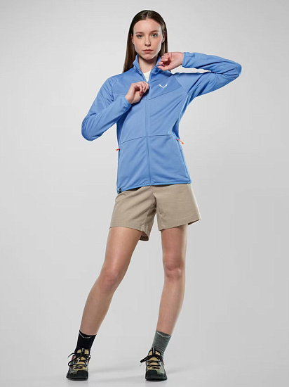 Куртка женская Salewa Puez Cammino Morning Blue - Фото 5 большая