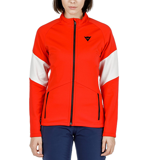 Куртка женская Dainese HP2 Mid Full Zip 2.0 High Risk Red/Vapor Blue - Фото 1 большая