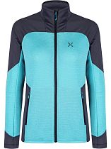 Куртка женская Montura Rise Maglia Turquoise/Graphite Blue