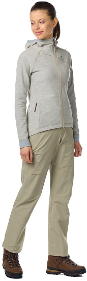 Куртка женская Klattermusen Hodur Hooded Zip Clay - Фото 2 большая