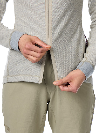 Куртка женская Klattermusen Hodur Hooded Zip Clay - Фото 5 большая