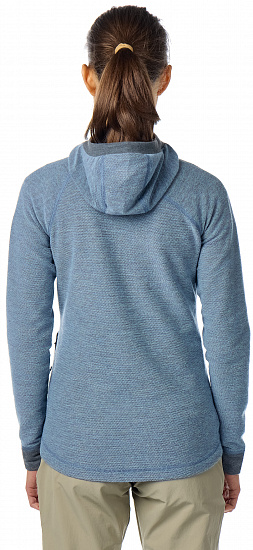 Куртка женская Klattermusen Hodur Hooded Zip Faded Blue - Фото 6 большая