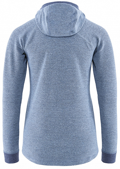 Куртка женская Klattermusen Hodur Hooded Zip Faded Blue - Фото 2 большая
