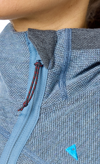 Куртка женская Klattermusen Hodur Hooded Zip Faded Blue - Фото 8 большая