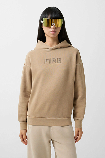 Худи женское Bogner Fire+Ice Sibel Camel - Фото 3 большая