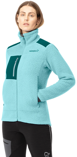 Куртка женская Norrona Trollveggen Thermal Pro Clearwater - Фото 5 большая