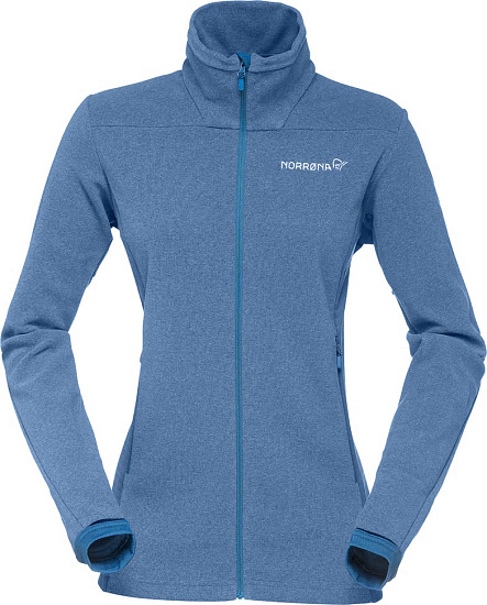 Куртка женская Norrona Falketind Warm1 Denimite - Фото 1 большая