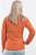 Куртка женская Bergans Hareid Fleece NoHood Brick Mel - Фото 4 малая