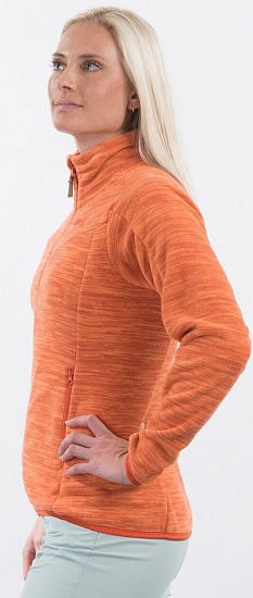 Куртка женская Bergans Hareid Fleece NoHood Brick Mel - Фото 2 большая