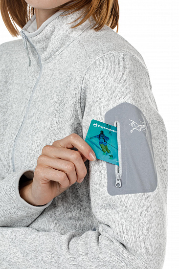 Куртка женская Arcteryx Covert Cardigan Athena Grey Heather - Фото 5 большая