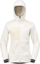 Куртка женская Norrona Trollveggen Warm 3 Zip Hood Whisper White