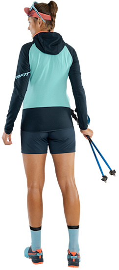 Куртка женская Dynafit Transalper Light Polartec Hoody Blueberry Storm Blue - Фото 4 большая