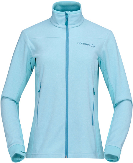 Куртка женская Norrona Falketind Warm2 Aqua Haze - Фото 1 большая