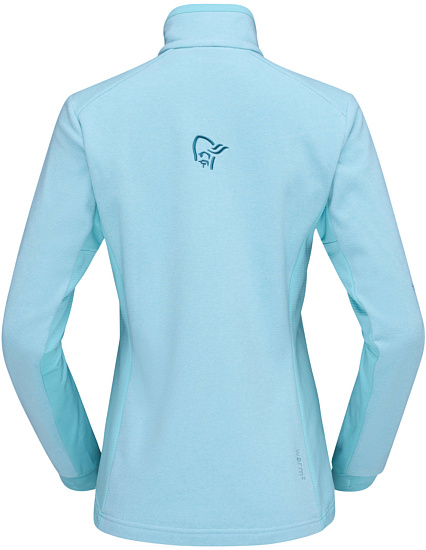 Куртка женская Norrona Falketind Warm2 Aqua Haze - Фото 2 большая