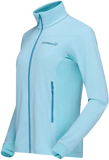 Куртка женская Norrona Falketind Warm2 Aqua Haze - Фото 3 большая