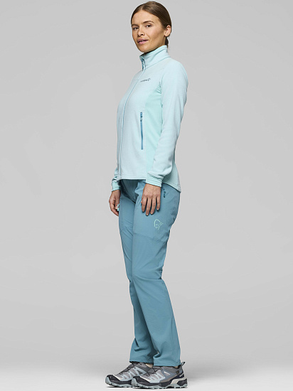 Куртка женская Norrona Falketind Warm2 Aqua Haze - Фото 5 большая