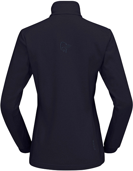 Куртка женская Norrona Falketind Warm2 Caviar Black - Фото 2 большая