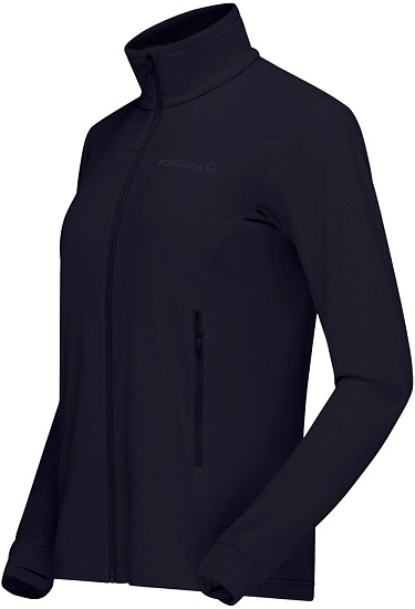 Куртка женская Norrona Falketind Warm2 Caviar Black - Фото 3 большая