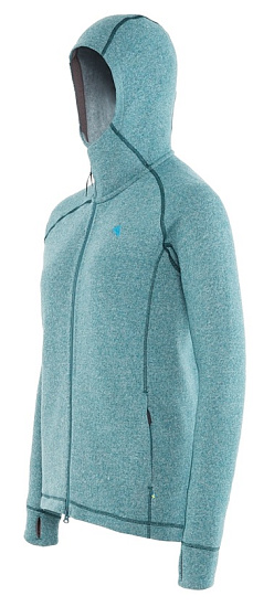 Куртка женская Klattermusen Balder Hoodie Lake Blue - Фото 2 большая
