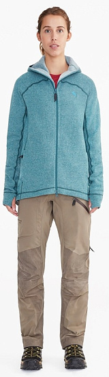 Куртка женская Klattermusen Balder Hoodie Lake Blue - Фото 5 большая
