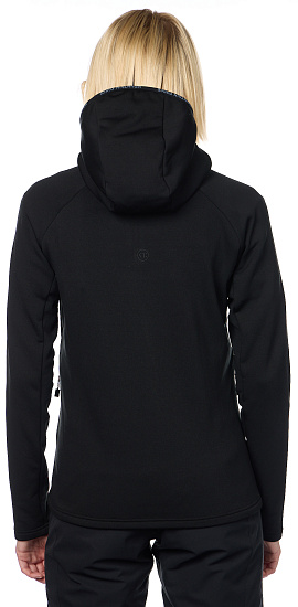 Куртка женская Mountain Force Iconic Hoody Black - Фото 4 большая