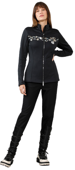 Куртка женская Poivre Blanc W22-1600-WO/F Fancy Black 2 - Фото 2 большая