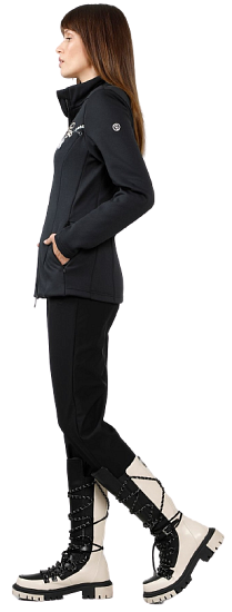 Куртка женская Poivre Blanc W22-1600-WO/F Fancy Black 2 - Фото 3 большая