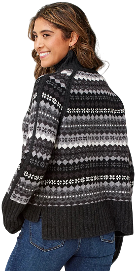 Свитер женский Krimson Klover Montrose Charcoal - Фото 4 большая