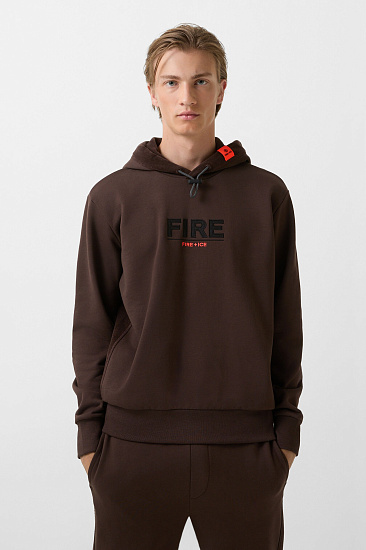 Худи мужское Bogner Fire+Ice Kristan Chocolate - Фото 6 большая