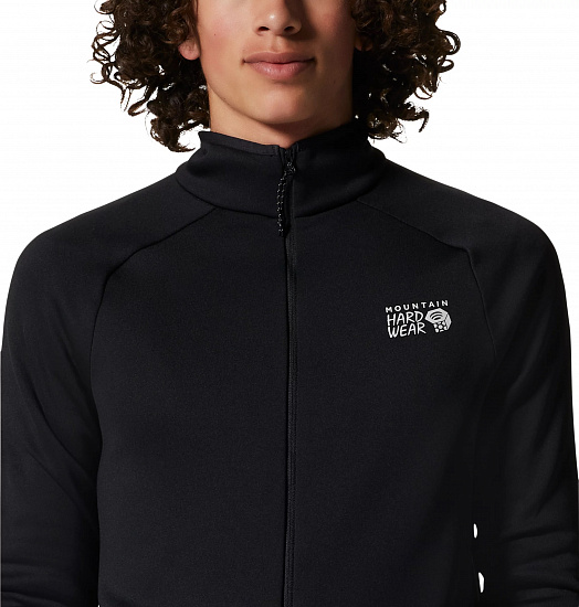 Куртка мужская Mountain Hardwear Polartec Power Stretch Pro Black - Фото 4 большая