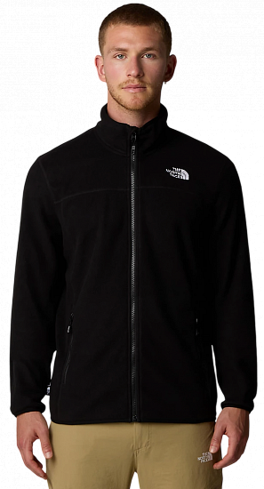 Куртка мужская The North Face 100 Glacier Full Zip Tnf Black/Npf - Фото 4 большая