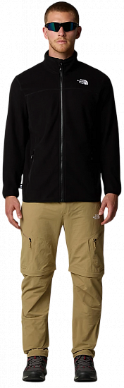 Куртка мужская The North Face 100 Glacier Full Zip Tnf Black/Npf - Фото 7 большая