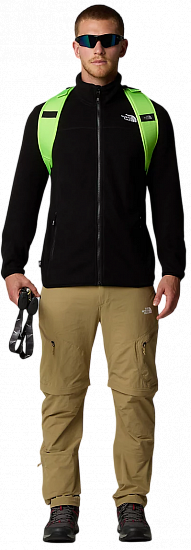 Куртка мужская The North Face 100 Glacier Full Zip Tnf Black/Npf - Фото 8 большая