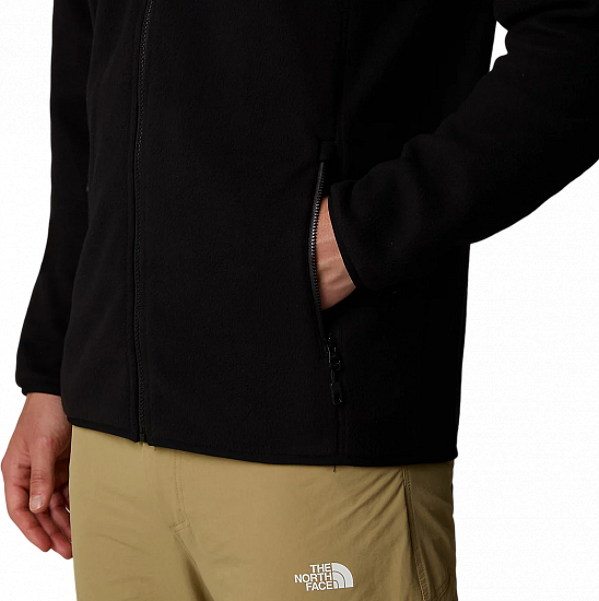 Куртка мужская The North Face 100 Glacier Full Zip Tnf Black/Npf - Фото 10 большая