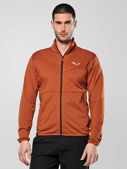 Куртка мужская Salewa Puez Cammino Pl Bombay Brown - Фото 2 большая