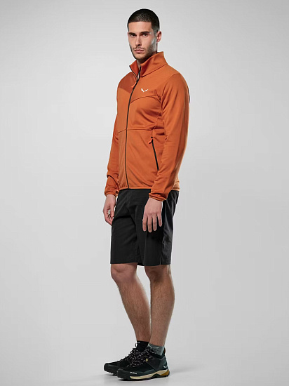 Куртка мужская Salewa Puez Cammino Pl Bombay Brown - Фото 3 большая