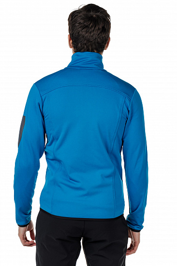 Куртка мужская Loffler Strechfleece Син. - Фото 7 большая
