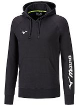 Толстовка мужская Mizuno Terry Hoodie Black