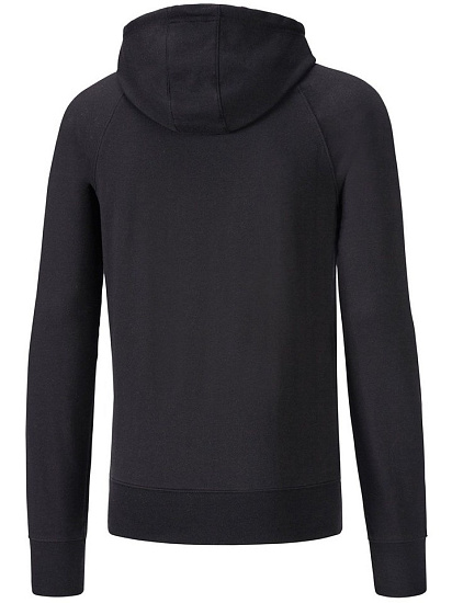 Толстовка мужская Mizuno Terry Hoodie Black - Фото 3 большая