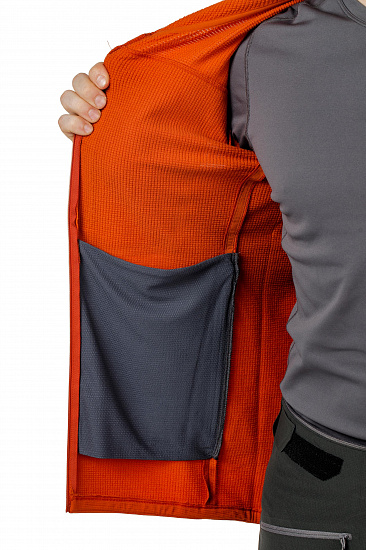 Куртка мужская Norrona Lyngen Powerstretch Pro Zip Hoodie Rooibos Tea - Фото 4 большая