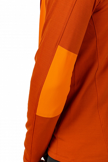 Куртка мужская Norrona Lyngen Powerstretch Pro Zip Hoodie Rooibos Tea - Фото 10 большая