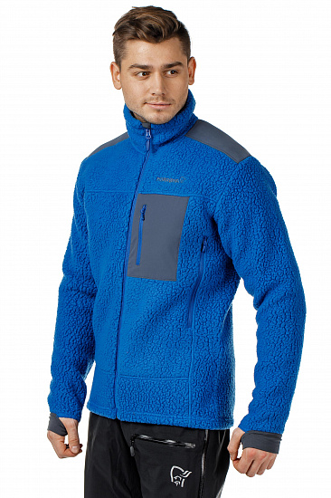 Куртка мужская Norrona Trollveggen Thermal Pro Olympian Blue - Фото 4 большая