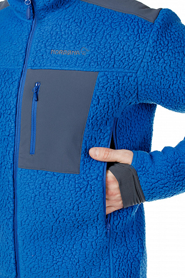 Куртка мужская Norrona Trollveggen Thermal Pro Olympian Blue - Фото 7 большая