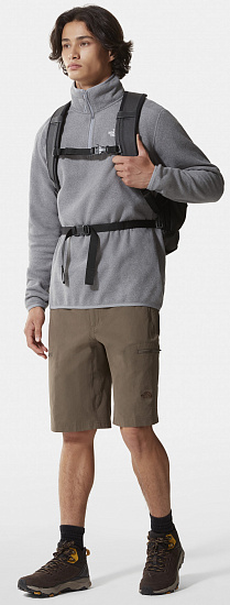 Куртка мужская The North Face 100 Glacier 1/4 Zip Medium Grey Heather - Фото 4 большая