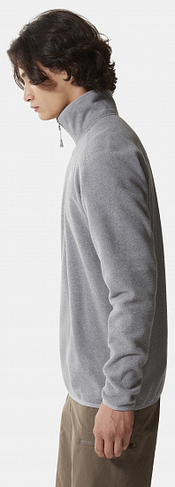 Куртка мужская The North Face 100 Glacier 1/4 Zip Medium Grey Heather - Фото 8 большая