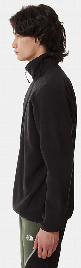Куртка мужская The North Face 100 Glacier 1/4 Zip Black - Фото 8 большая