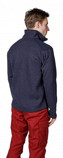 Куртка мужская Fjallraven Buck Fleece Dark Navy - Фото 5 большая