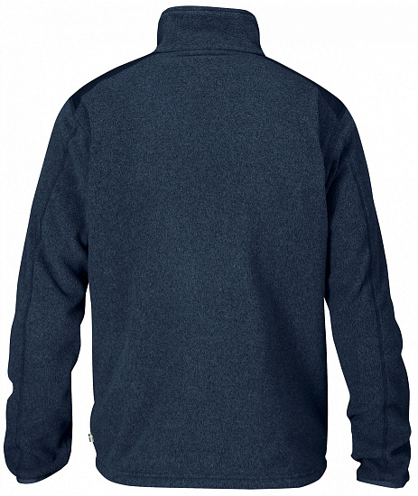 Куртка мужская Fjallraven Sten Fleece Dark Navy - Фото 2 большая