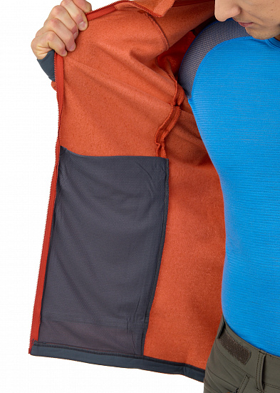 Куртка мужская Norrona Svalbard Warm1 Rooibos Tea/Slate Grey - Фото 8 большая